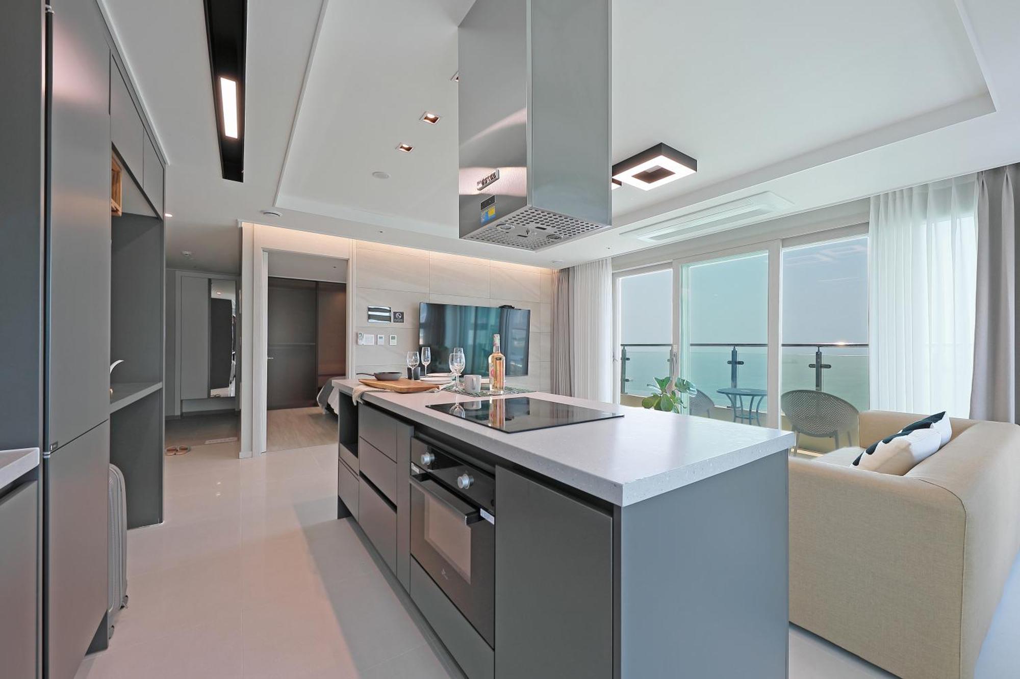 Apartamento Elmomento Songdo Ciudad Metropolitana de Ciudad Metropolitana de Busan Exterior foto