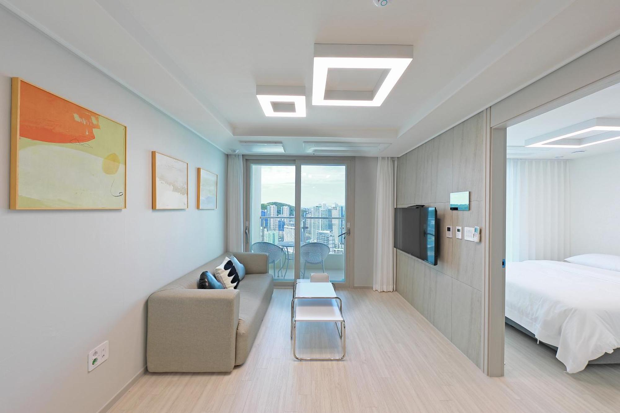 Apartamento Elmomento Songdo Ciudad Metropolitana de Ciudad Metropolitana de Busan Exterior foto